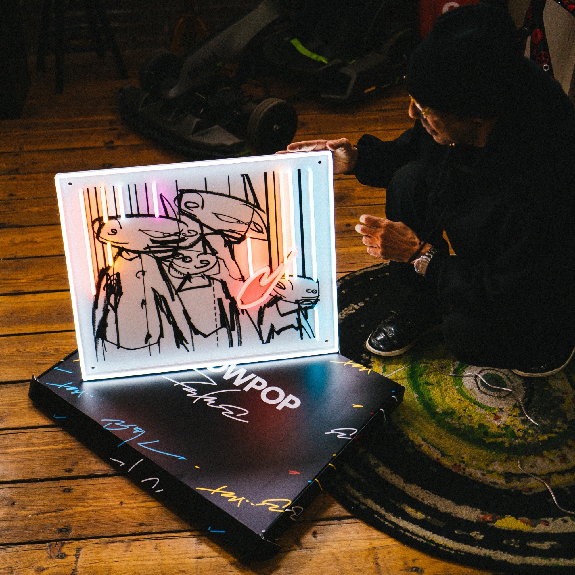 Blokes by Futura - Neon-LED-Schild